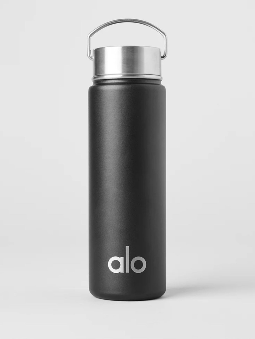 NWT Alo Stainless Steel Black Water Bottle